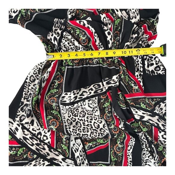 Love In Bohemian Long, Flowy Maxi Dress Black, Red & Multi Color | Sz M* | Artsy - Picture 7 of 11